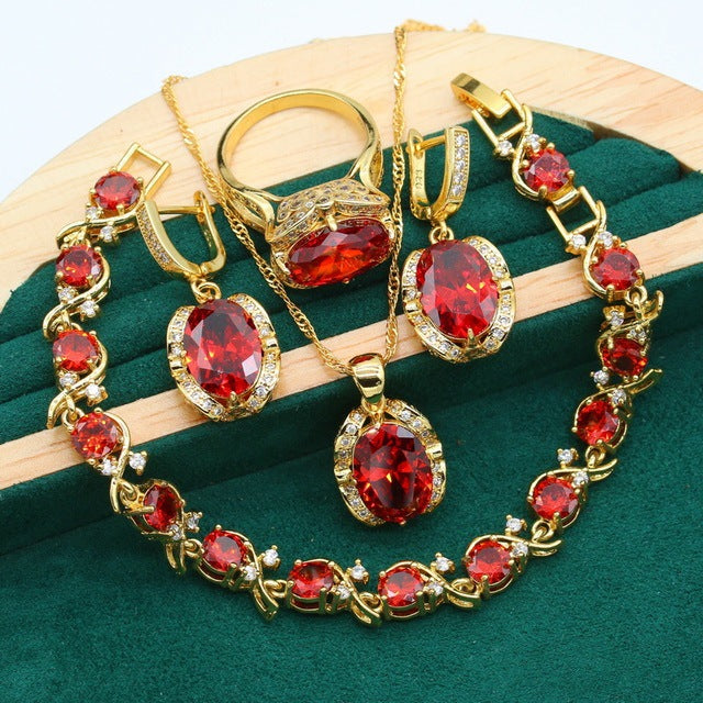 Elegant Rhinestone Jewelry Set