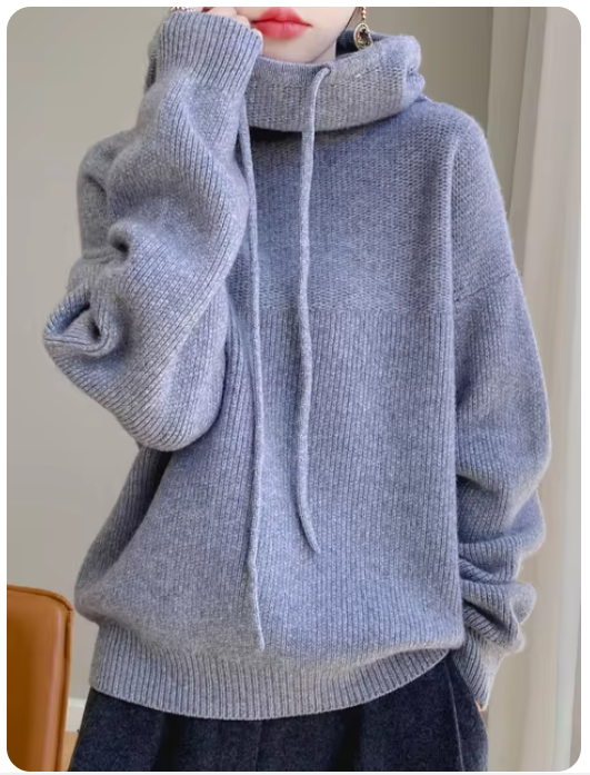 Australia Wool Women's Hooded Sweater