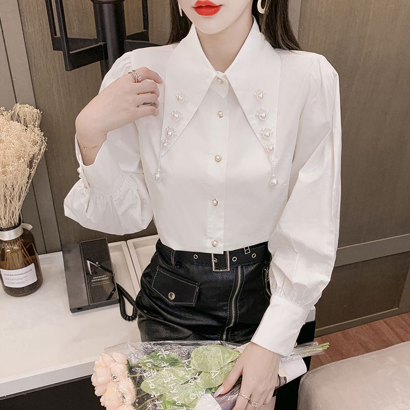 Doll Collar White Blouse