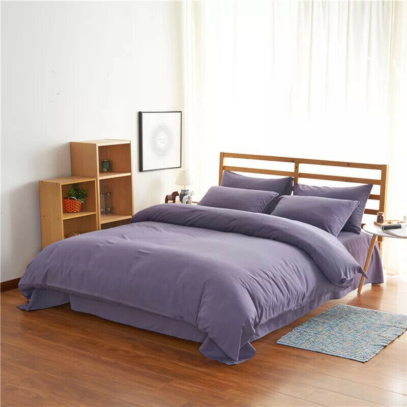 4-Piece Cotton Duvet Cover Bedding Set