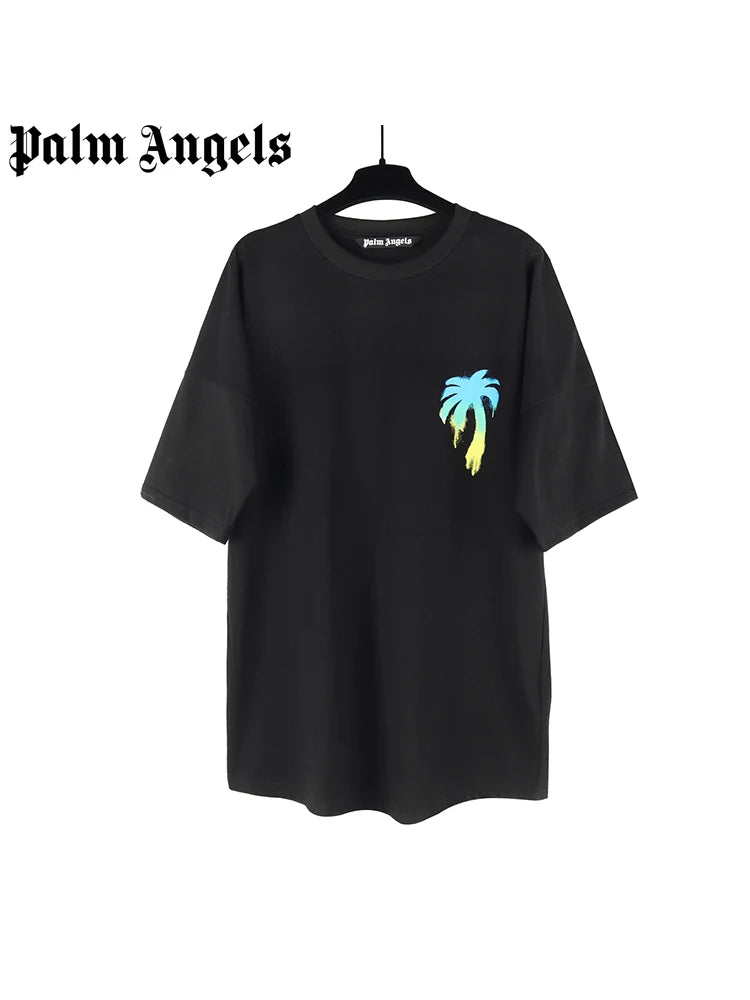 Men and Women Palm Angels Round Neck T-Shirt