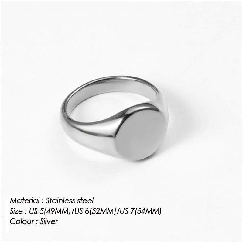St-Delan Fashion Ring 316L Stainless Steel Ring Anillo Ringen Mujer Women Rings Bague Couple Matching Jewlery Fashion Gifts