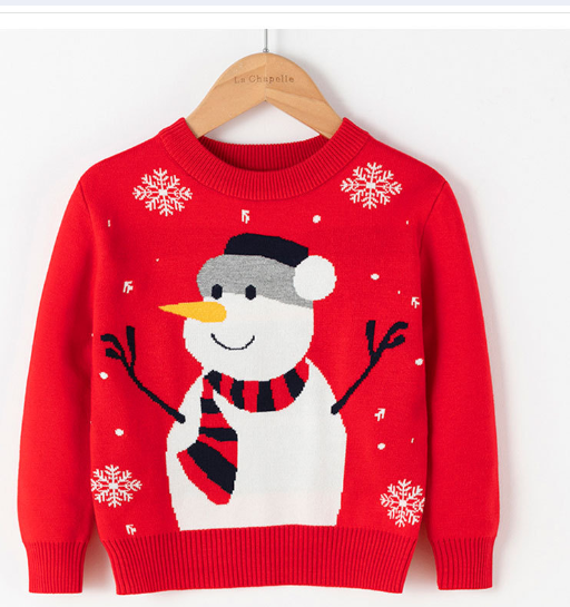 Kids Christmas Snowman Sweater