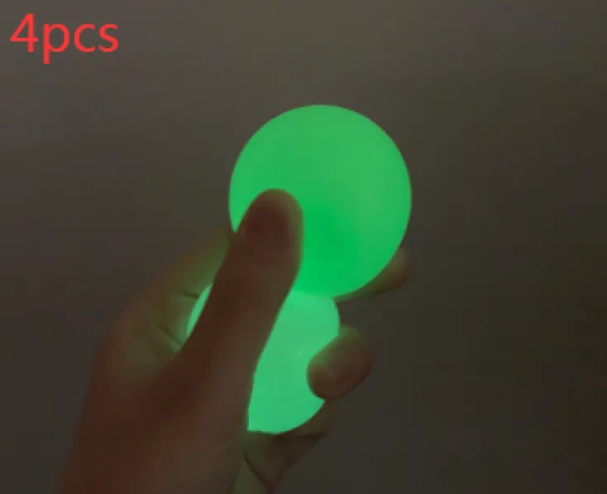 GlowSqueeze Sticky Ball Toy
