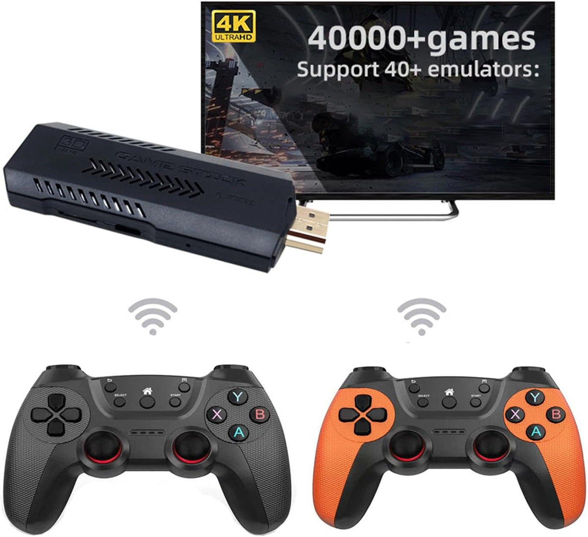 Ultra Retro Gaming 4K console 128G X2