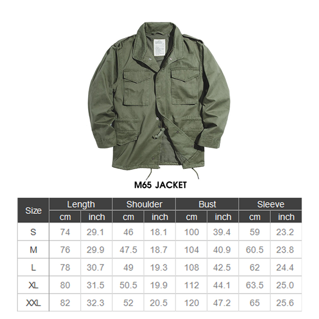 Men Oversize Army Green Denim Jacket